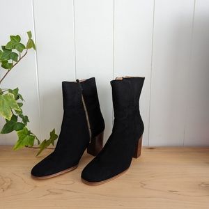 Free People black sueded boots
